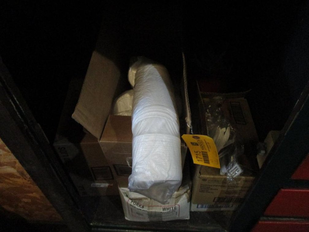 Styrofoam Cup Covers and Plastic Silverware