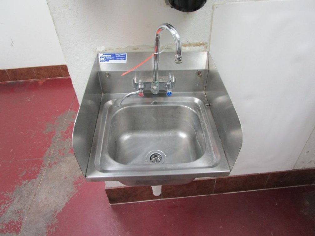 Stainless Hand Sink and Faucet
