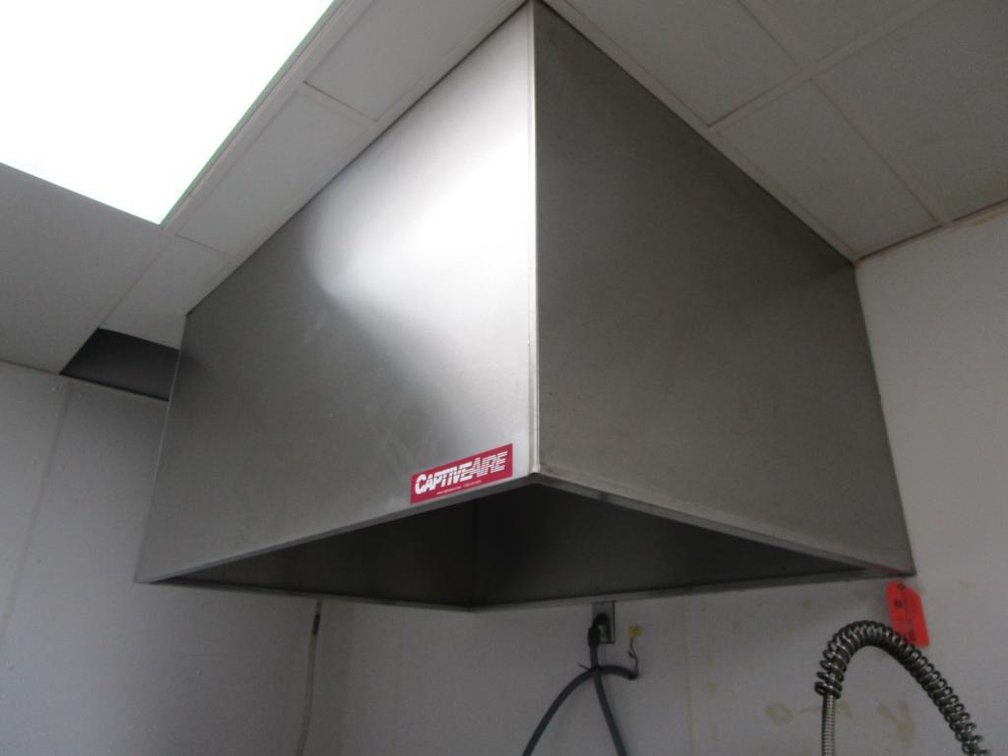 Captive-Aire Stainless Steel Exhaust Hood with Fan