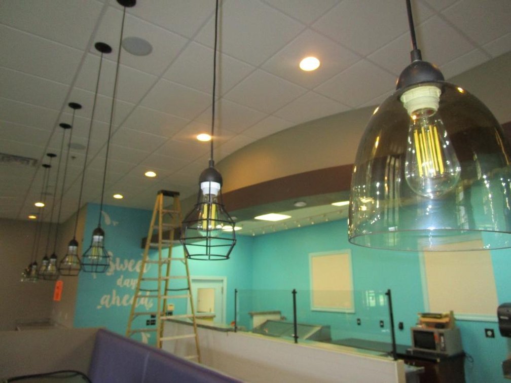 (8) Hanging Light Fixtures