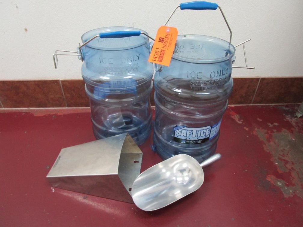 (2) Ice Pails and Scoop