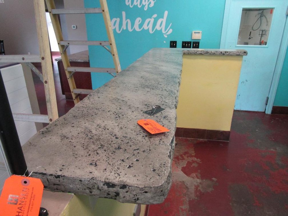 2 Piece Decorative Concrete Countertop