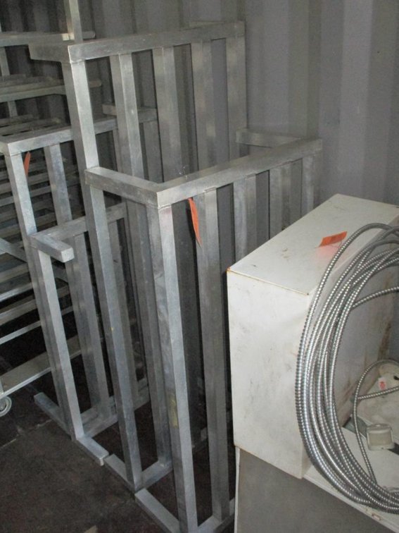 (2) Aluminum Storage Risers
