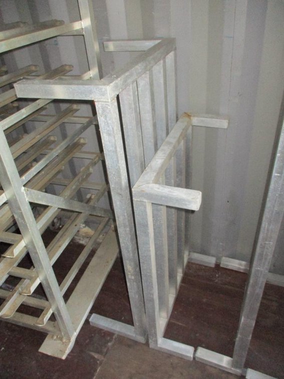(2) Aluminum Storage Risers