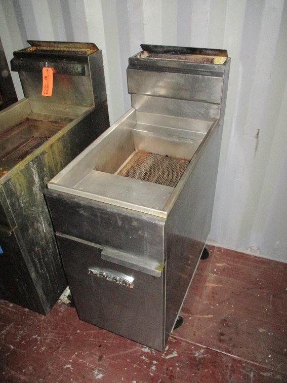 Imperial LP Gas Deep Fryer on Casters