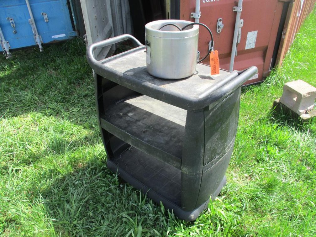 Carlisle Rolling Cart and Bloomfield Soup Warmer