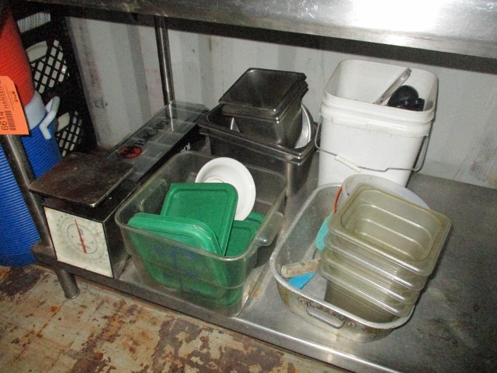 Kitchen Storage Containers, Steam Table Pans and Utensils