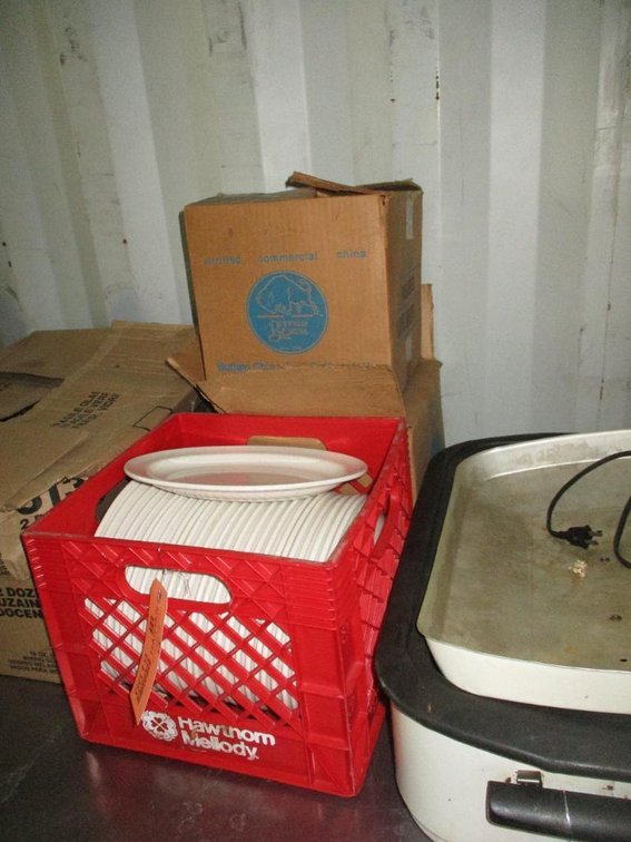 (2) 11-1/2" Platters and (2) Boxes of Serving Bowls