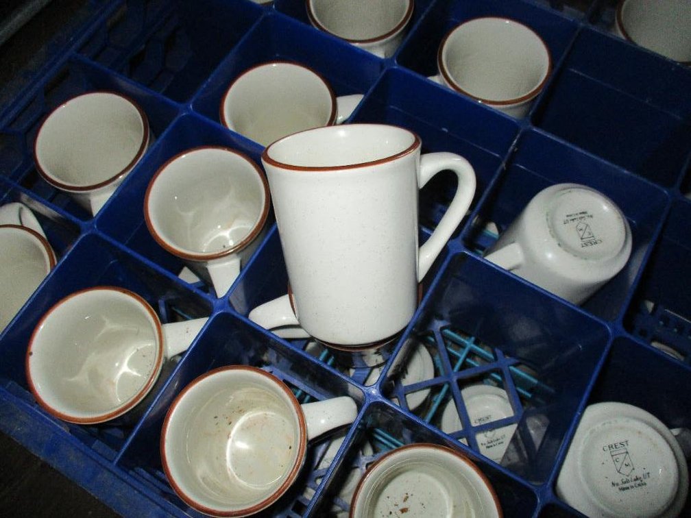(3) Trays of Coffee Mugs