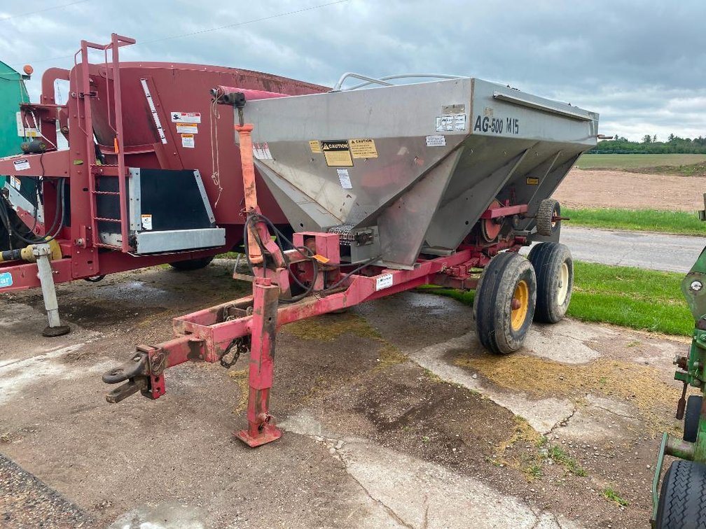 Ag Systems AG-500 Stainless Steel Fertilizer Spreader Trailer
