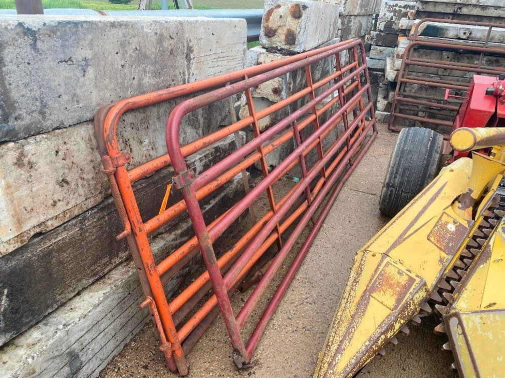 (3) Used Steel Cattle Gates
