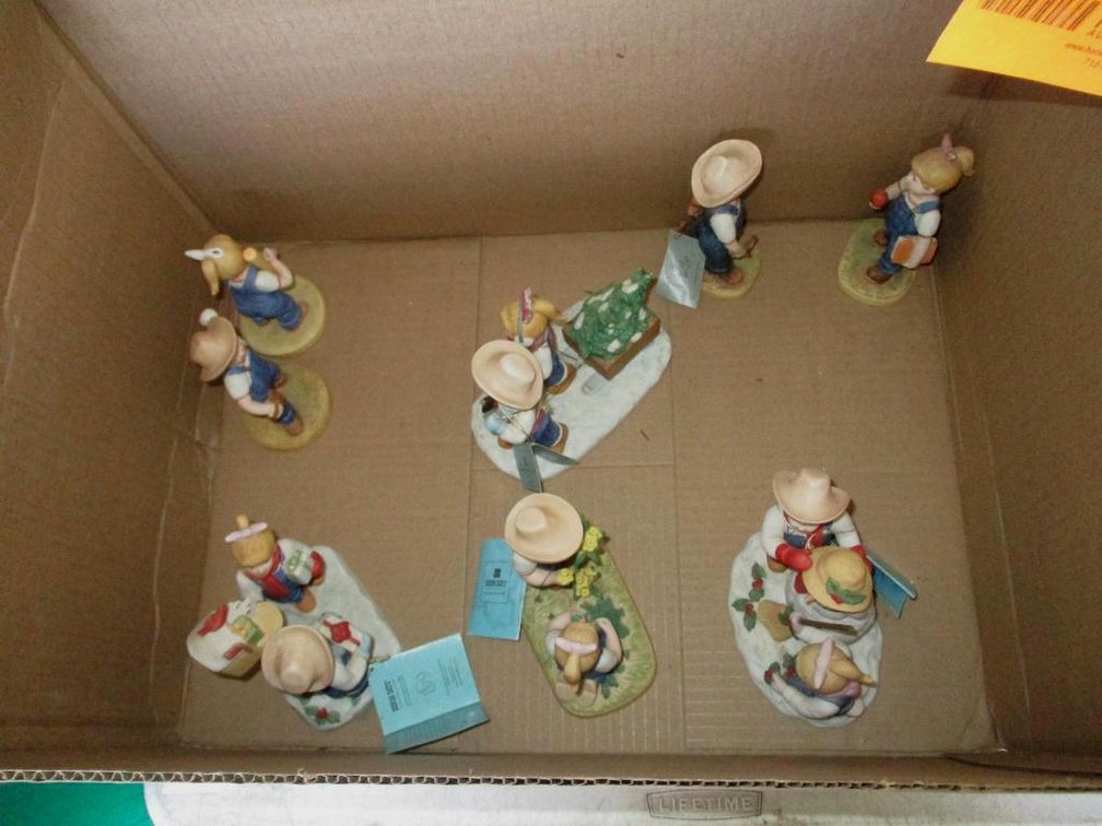 Homco Denim Days Figurines