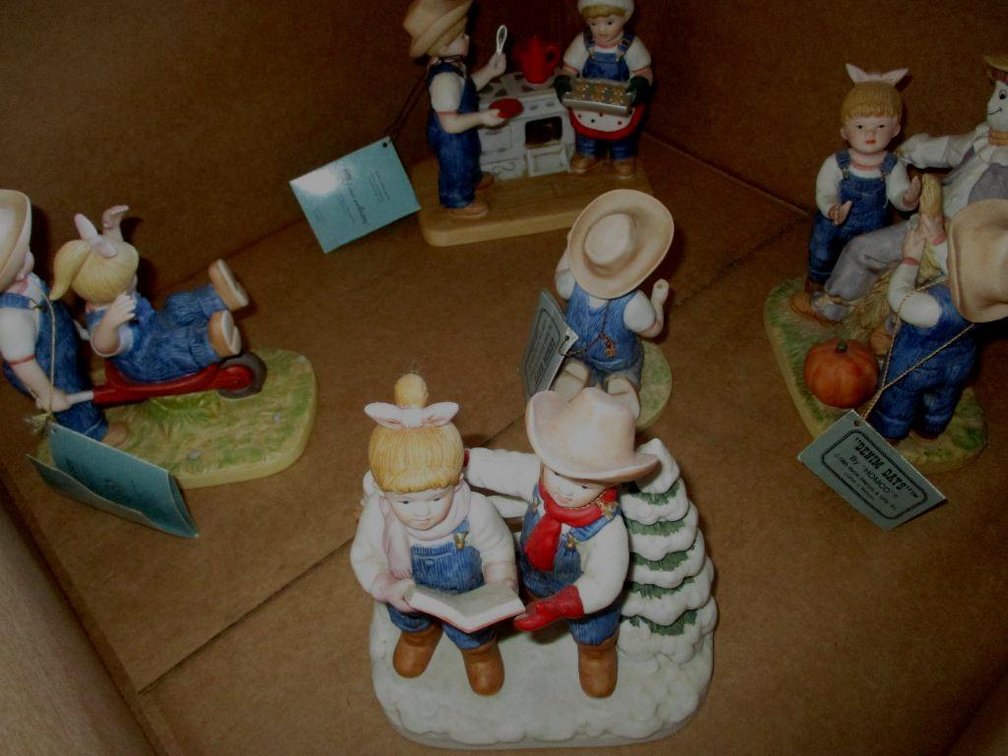 Homco Denim Days Figurines