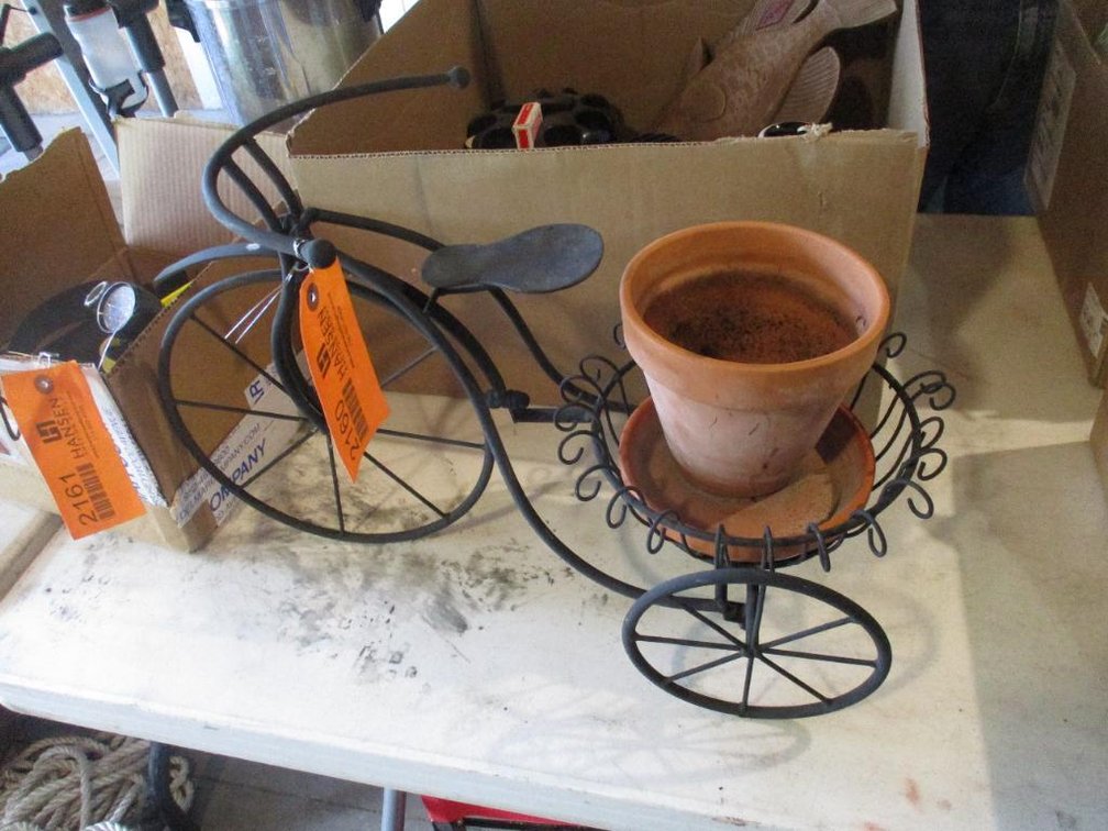 Tricycle Flower Stand