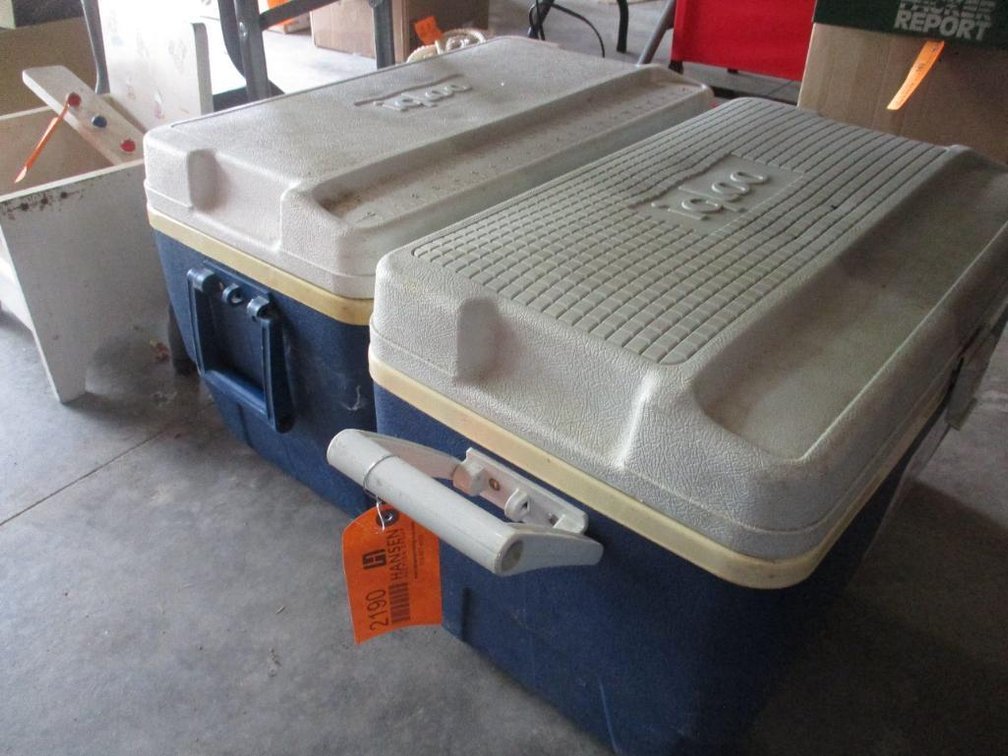 (2) Box Coolers 
