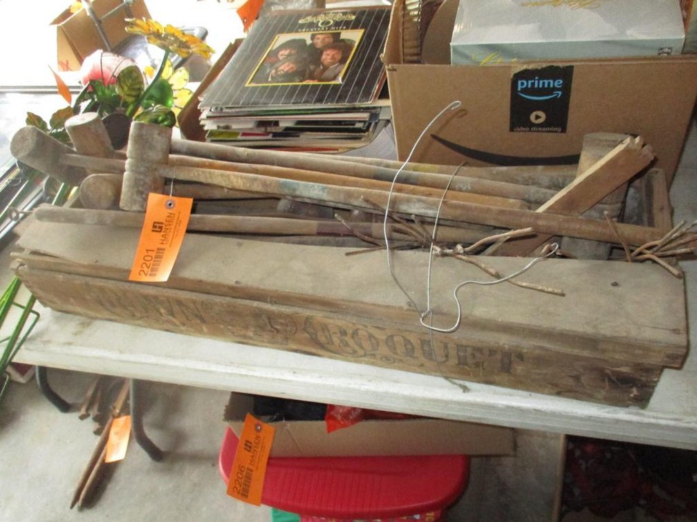 Vintage Croquet Set