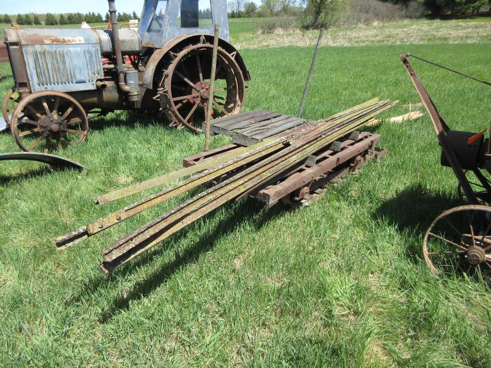 (2) Chase FNM CO. Steel Rail Carts