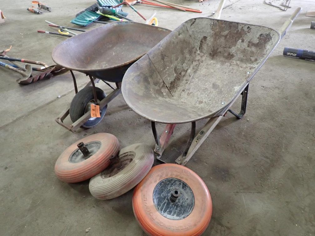 (2) Wheel Barrows