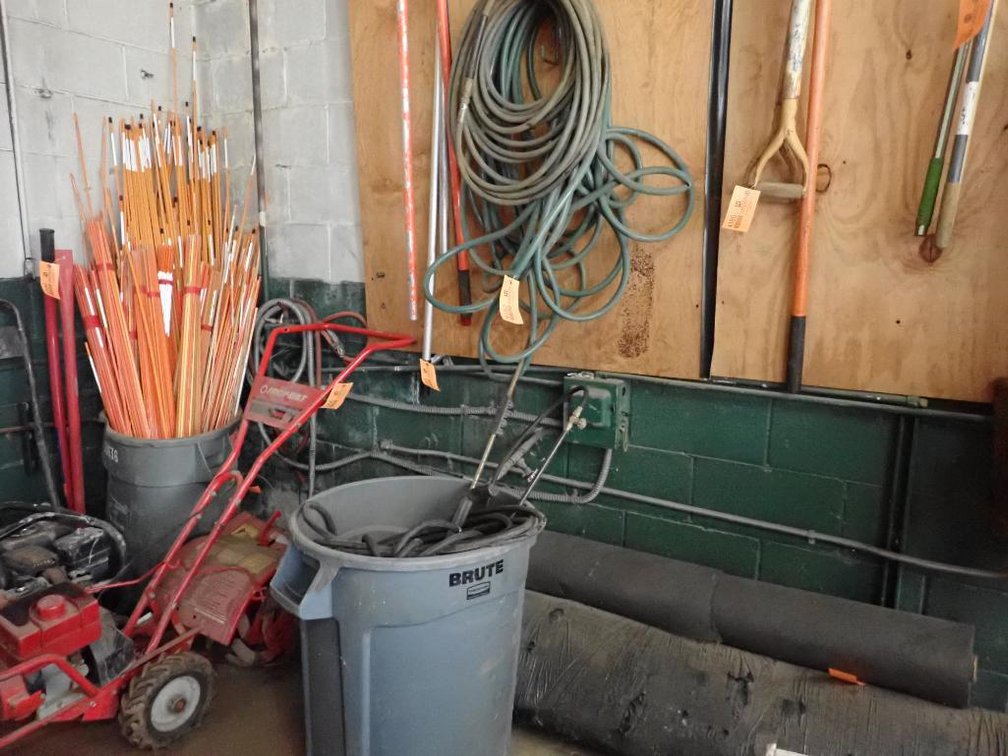 Various Hoses and Pressure Washer Gun