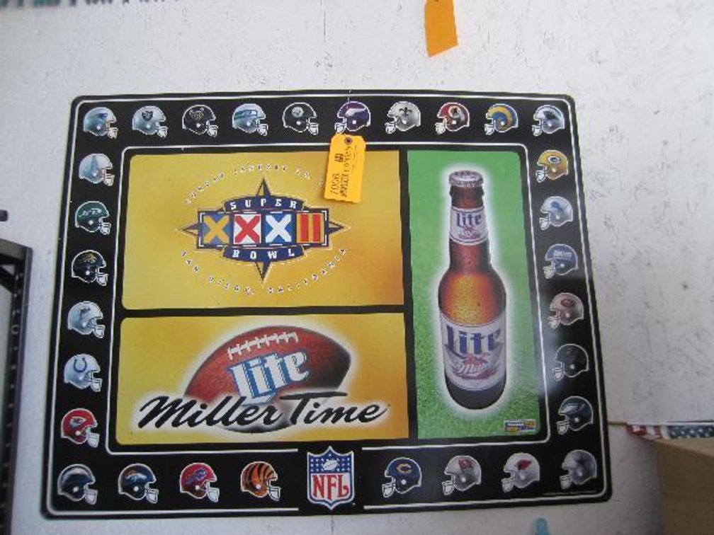 Miller Super Bowl Sign