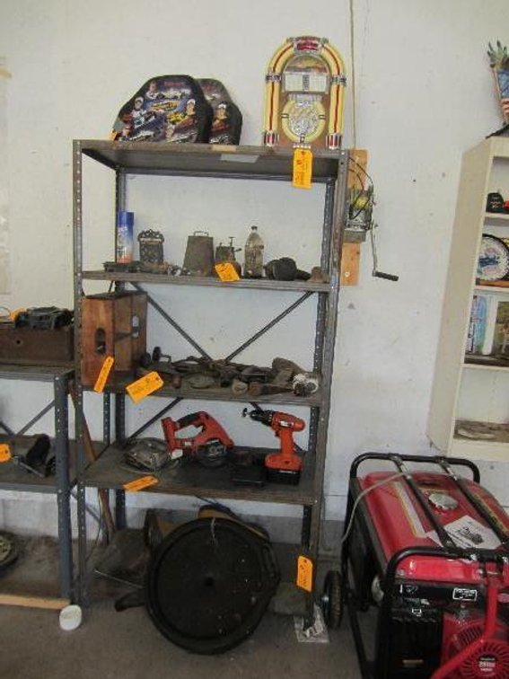 Bottom Shelf Contents and Shelf