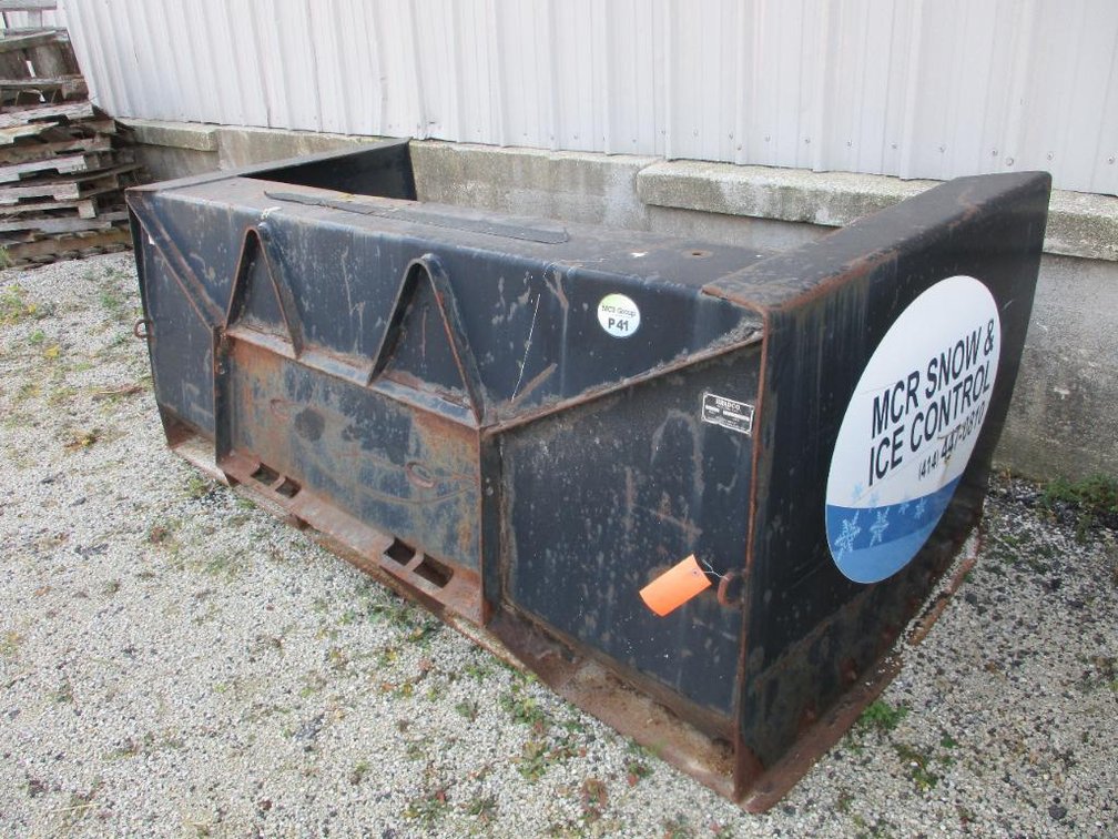 Universal Mount Bradco Skid Steer Snow Pusher