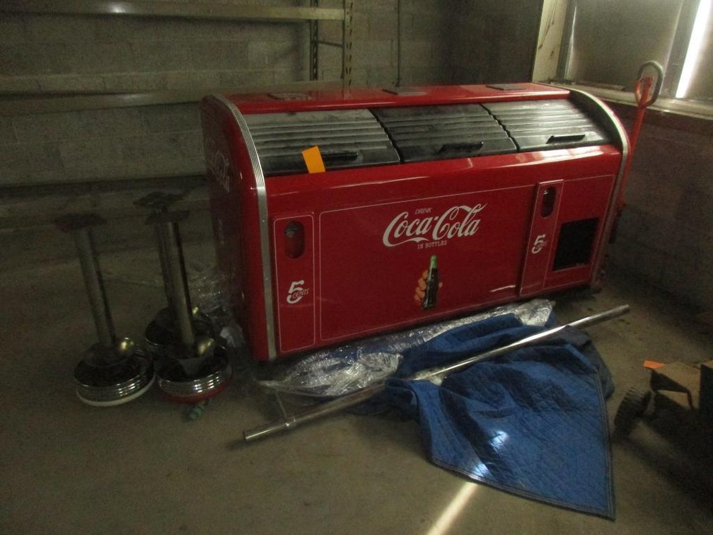Vintage Coca Cola Refrigerator Chest