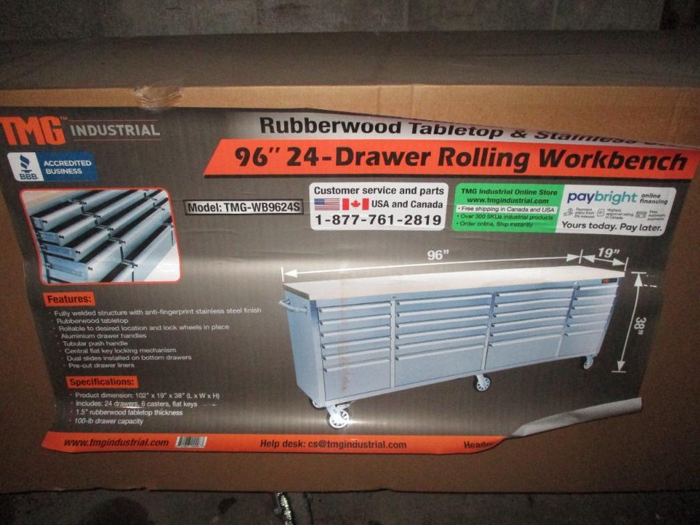 Unused TMG Rolling Workbench