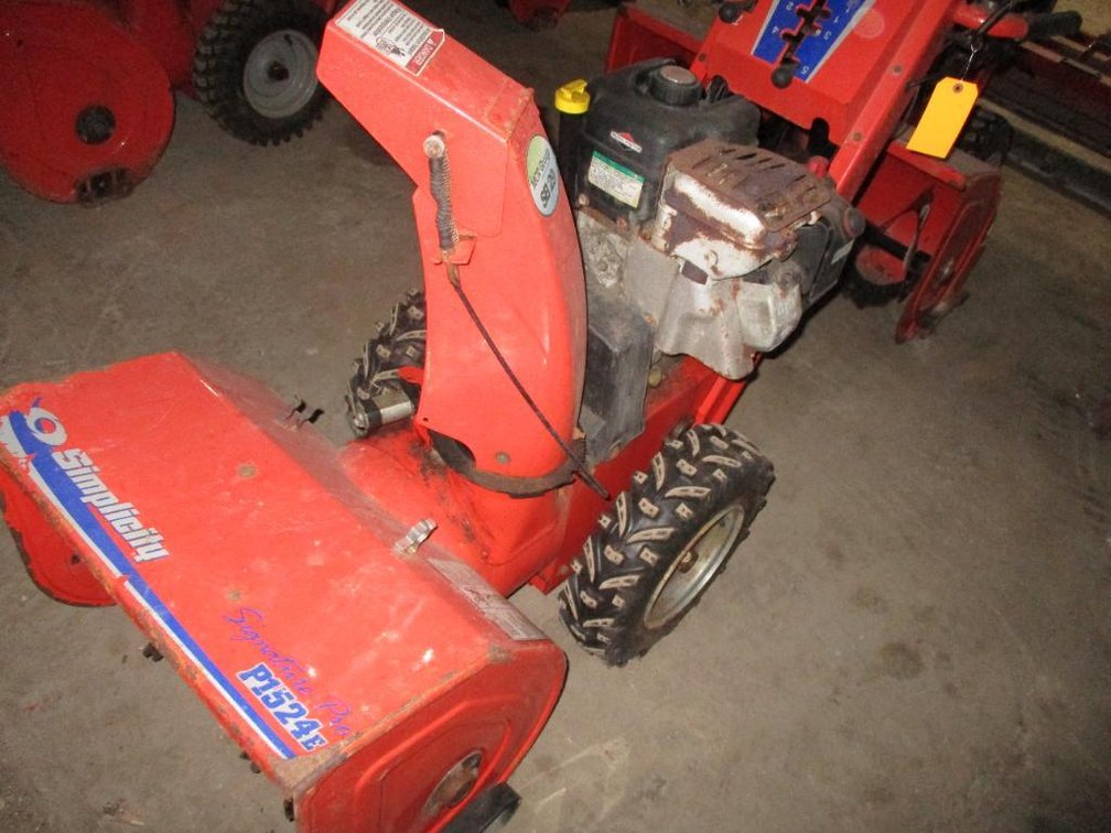 Simplicity Gas Powered Snowblower