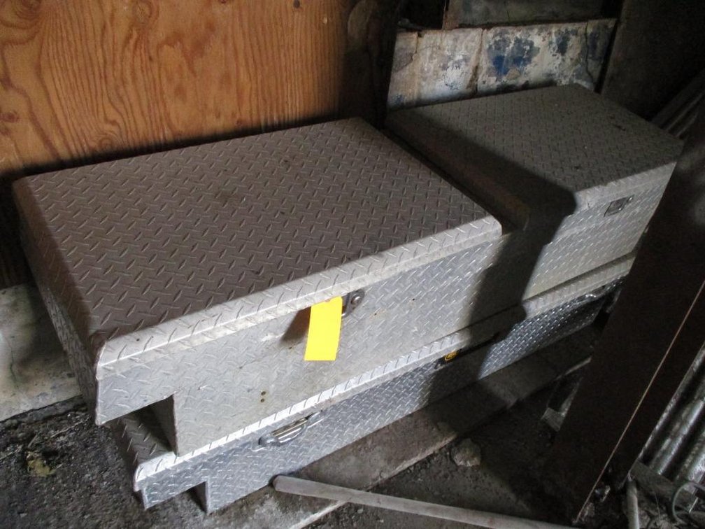 (2) Aluminum Truck Toolboxes