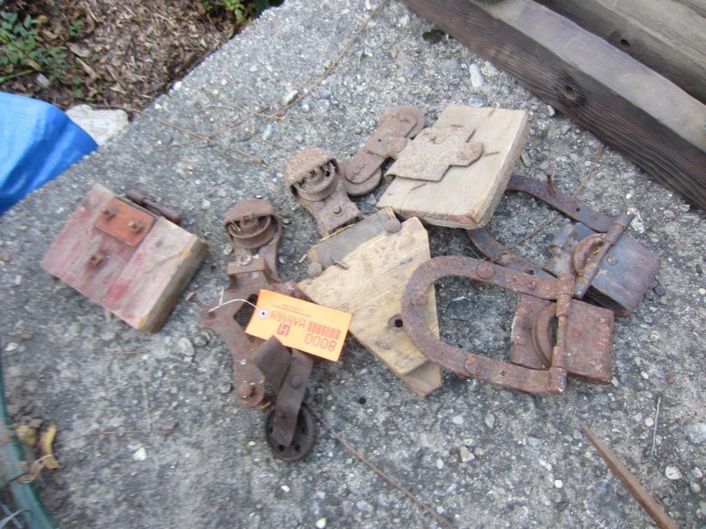 Assorted Vintage Barn Pulleys