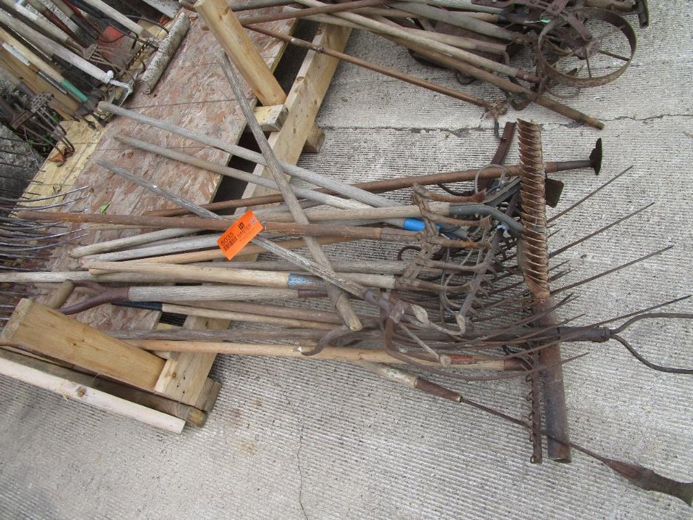 Large Lot of Vintage Handled Tools