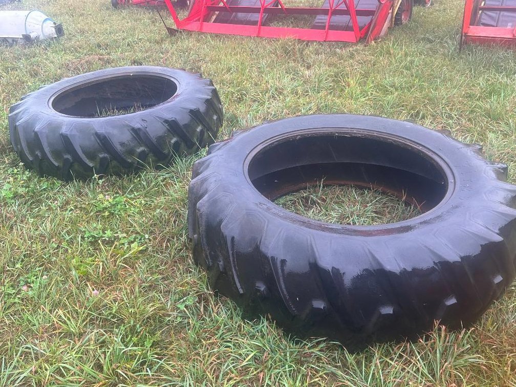 (2) Used Tractor Tires