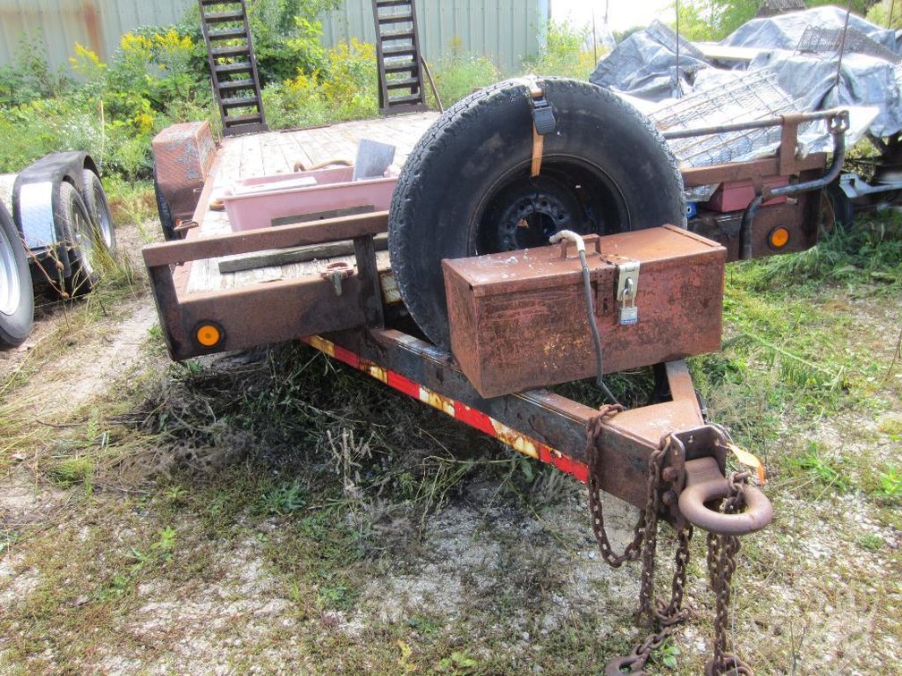 2008 Load Trail 18' Equipment Trailer with Ramps (Has WI Title)