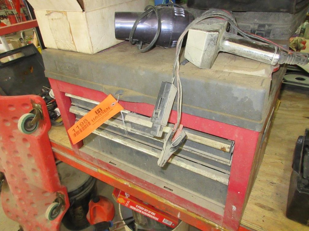 Stack-On Portable Tool Box with Contents