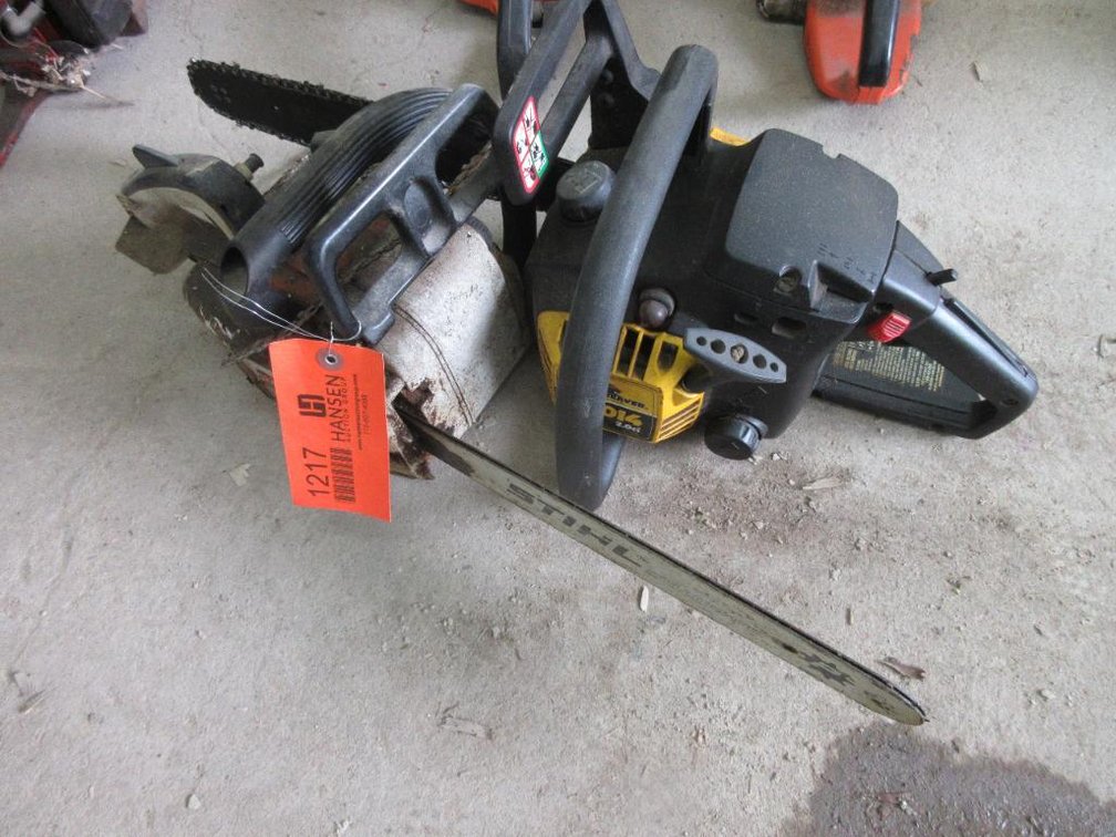 Stihl 009 L Chain Saw and Eager Beaver 2014 Chain Saw