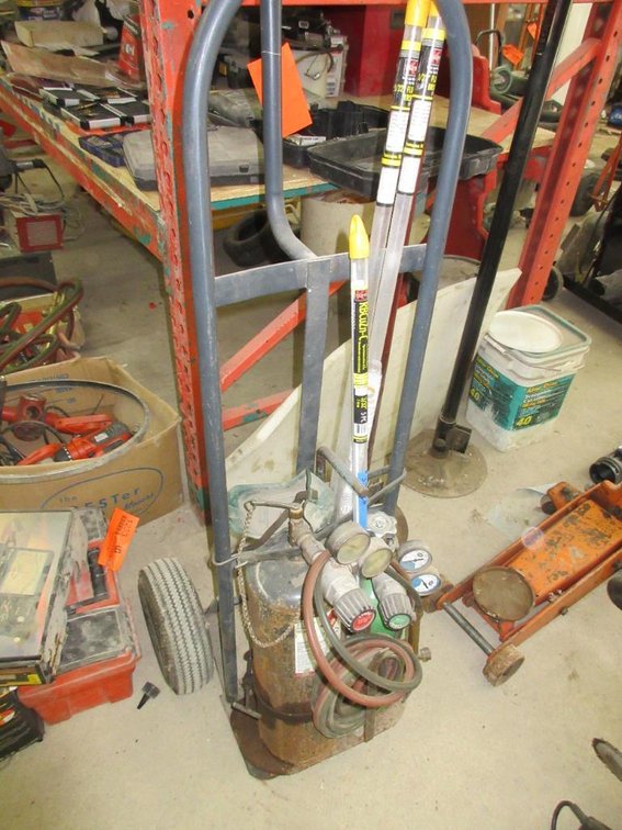 Oxy-Acetylene Cart with Tanks