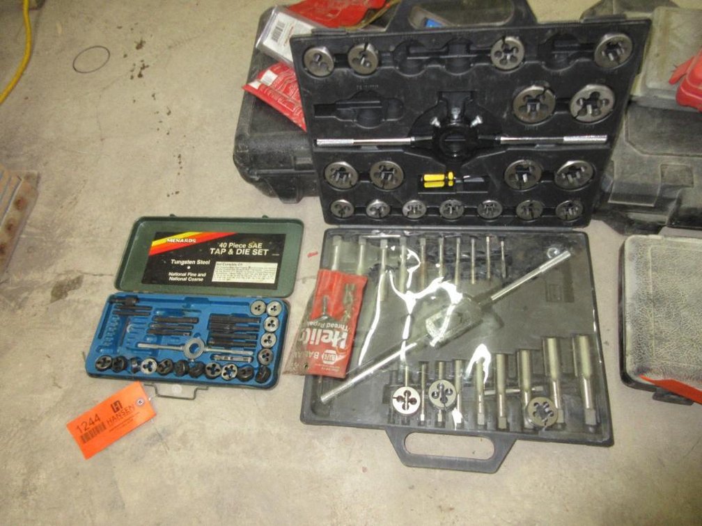 (2) Tap and Die Sets