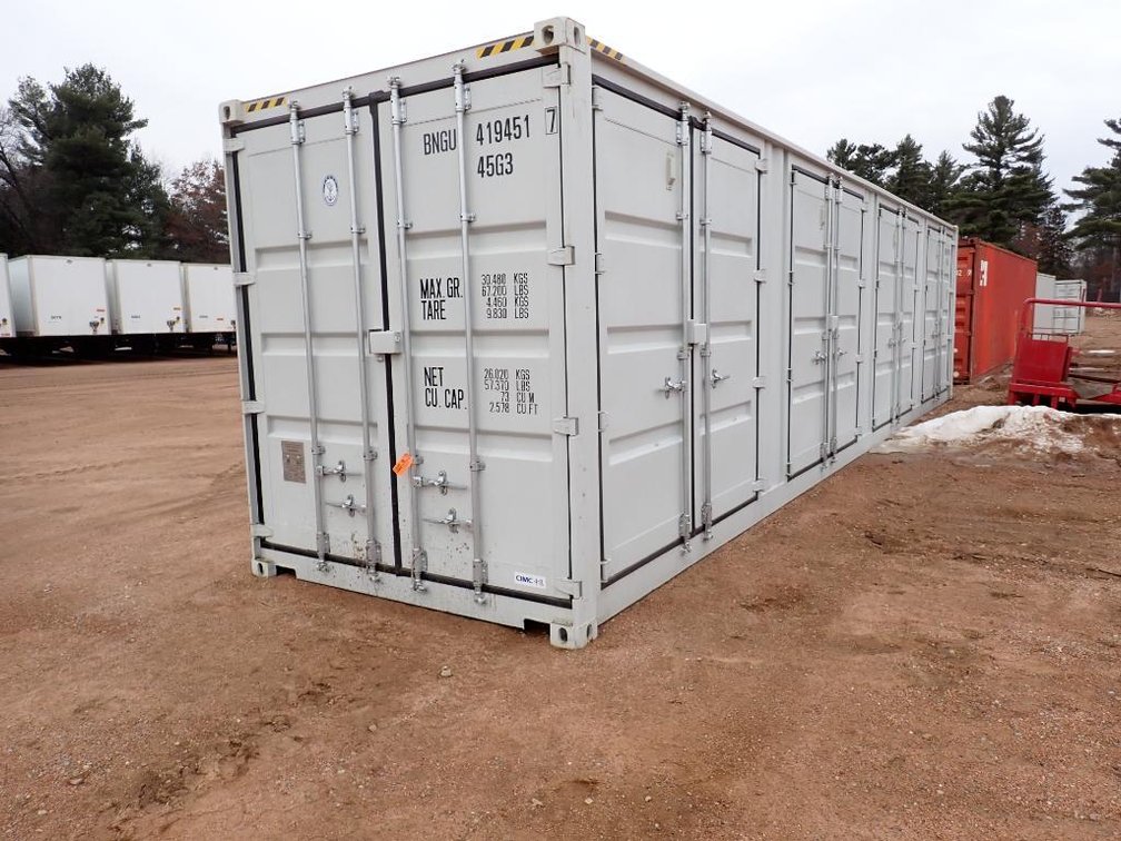 40' Single Use Hi-Cube Storage Container (Nitke Yard, Mosinee, WI)