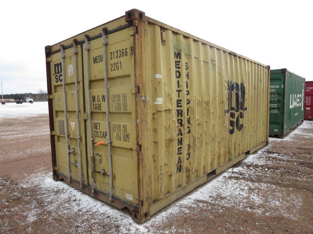 20' Standard Height Storage Container (Nitke Yard, Mosinee, WI)