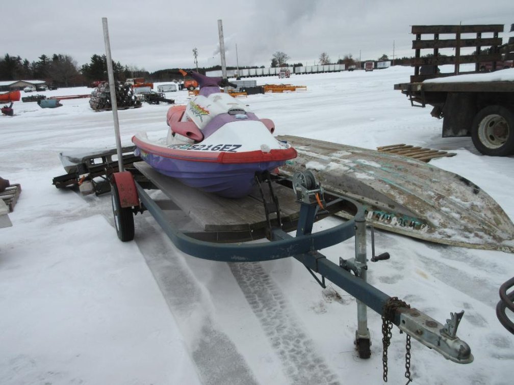 Jet Ski Trailer (No Title) (Nitke Yard, Mosinee, WI)