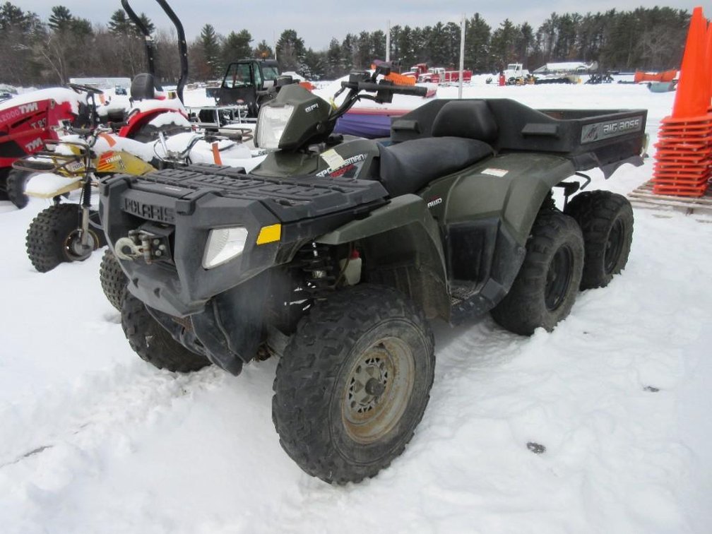2009 Polaris 800 Twin Big Boss 6x6 ATV, VIN: 4XACL76A69D650848 (Nitke Yard, Mosinee, WI)