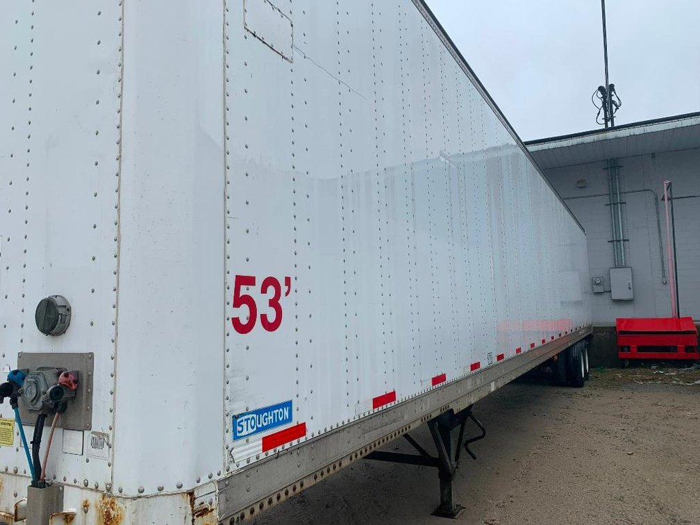 2008 Stoughton 53' Dry Van, VIN: 1DW1A53238S082621 (Located in Green Bay, WI)
