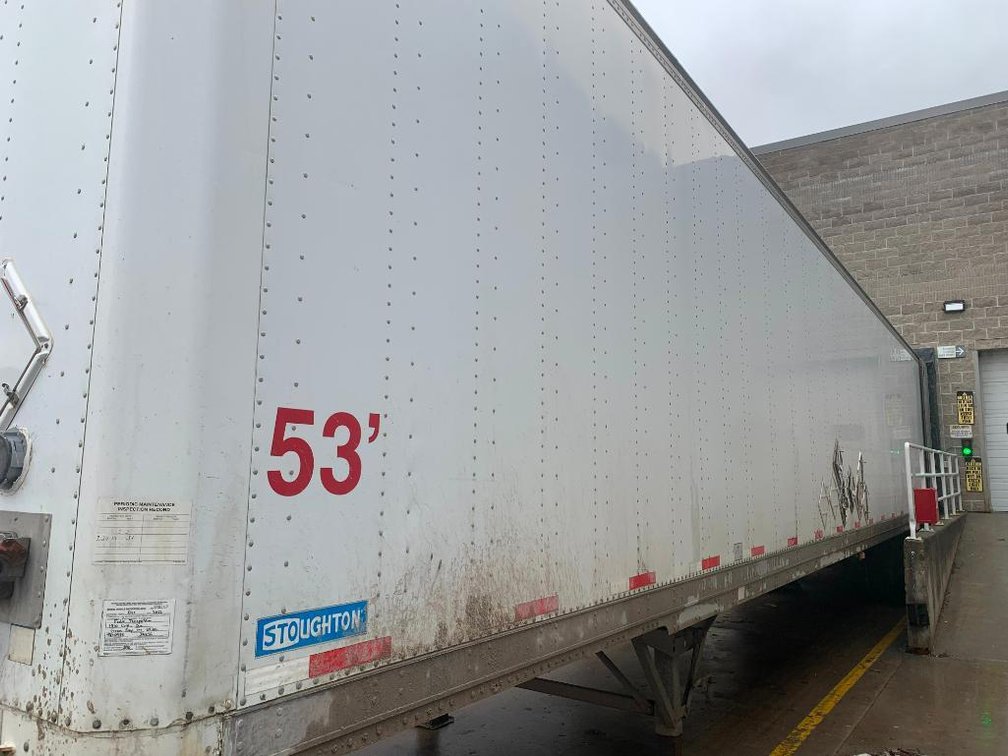 2008 Stoughton 53' Dry Van, VIN: 1DW1A53278S082623 (Located in Green Bay, WI)