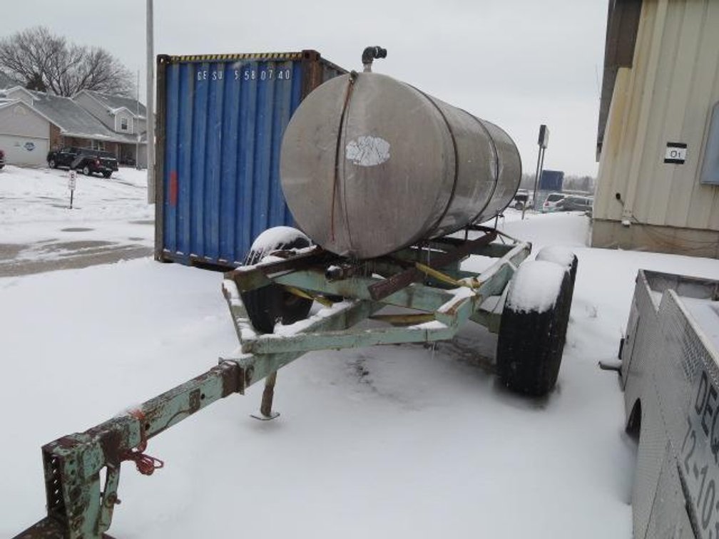 Large Trailer with Water Tank, No Title (O1)