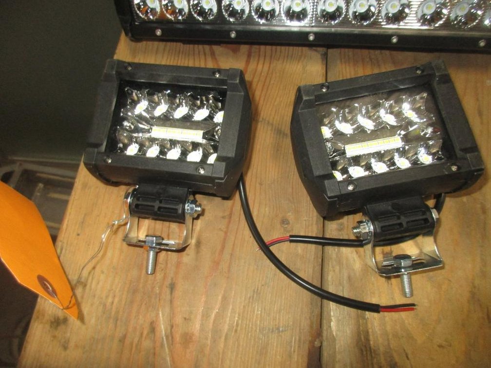 (2) New 4'' LED Light Bars (CW)