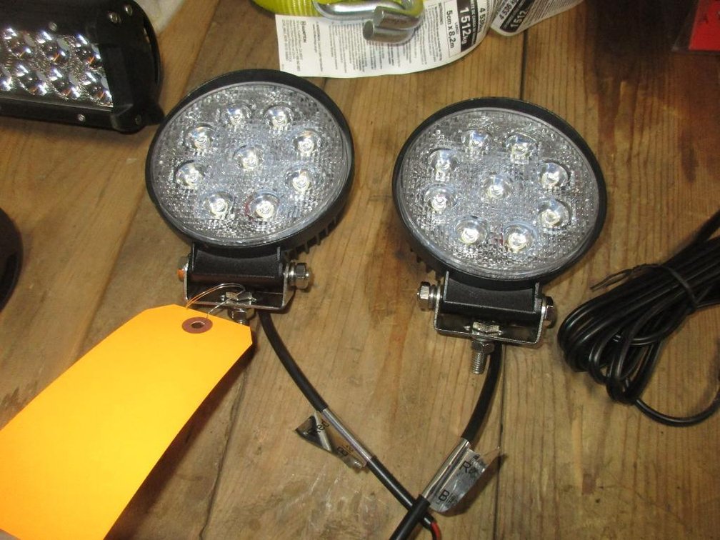 (2) New 4'' Round LED Lights