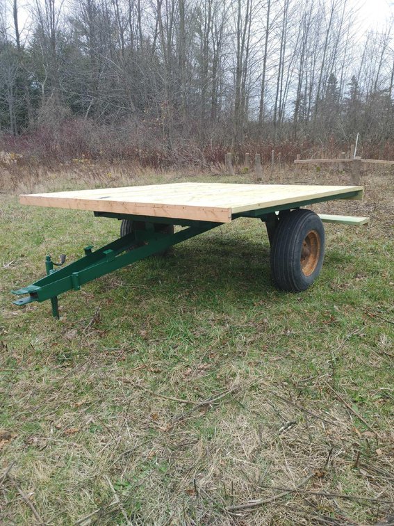 Homemade Platform on Single Axle Running Gear (Two Rivers, WI)