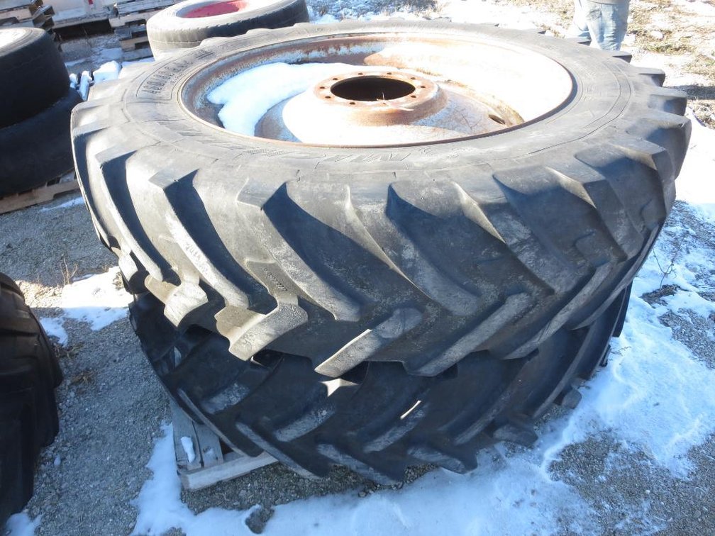 (2) Tractor Tires with Rims (Brillion, WI)