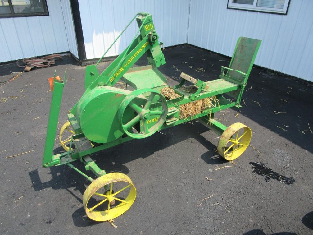Handmade Haypress Replica of John Deere #14 Hay Press, 1920's
